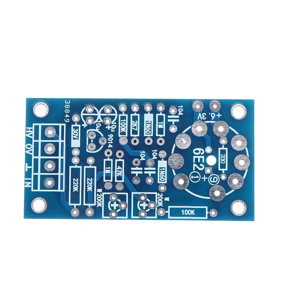 LEORY 6E2 ламповый предусилитель аудио Плата VU уровень мощности Драйвер плата индикатор громкости желчный предусилитель вакуумный тоновый сигнал DIY Kit