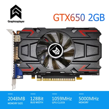 Tarjeta gráfica Original para GPU NVIDIA, vídeo VGA, GTX, PC, GTX650, 2GB /2048MB, 128BIT, modelo de vídeo