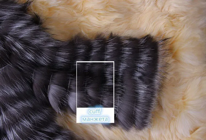 Discount BFFUR Real Fur Coat Luxury Women Winter Fashion Style Natural Fur Vest Coat Female Silver Fox Fur Coat Russian Fur Coats Slim 37