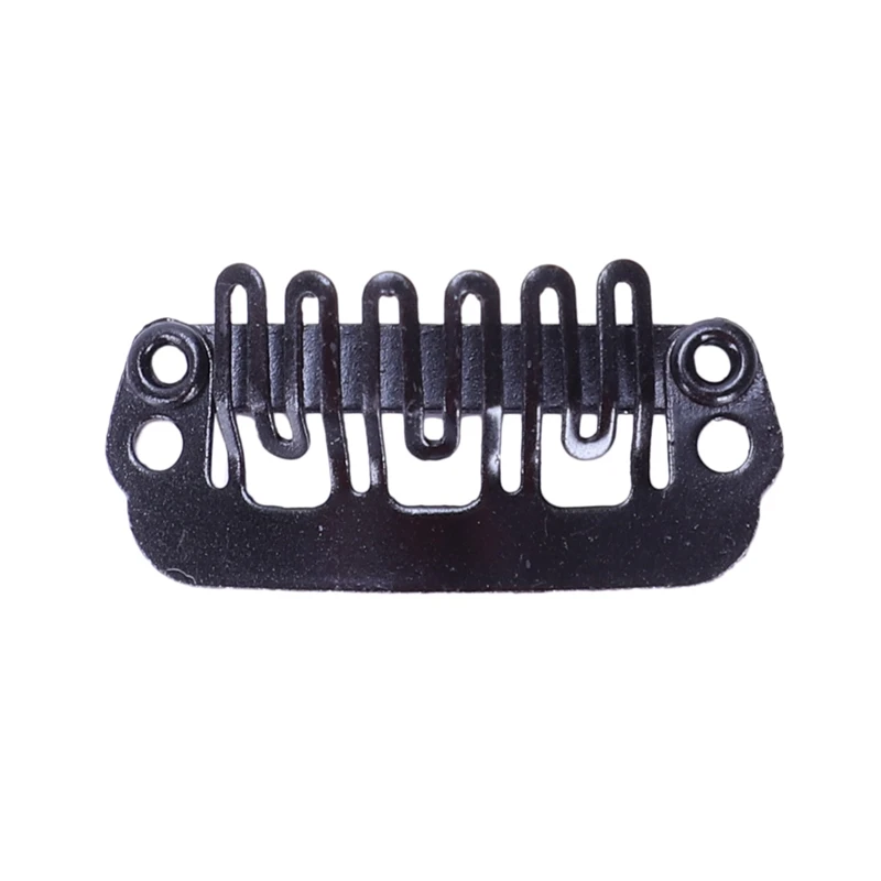 Металлическое средство для наращивания волос Lady Man Hairclip 2,3 см x 1,1 см, черный-100 шт