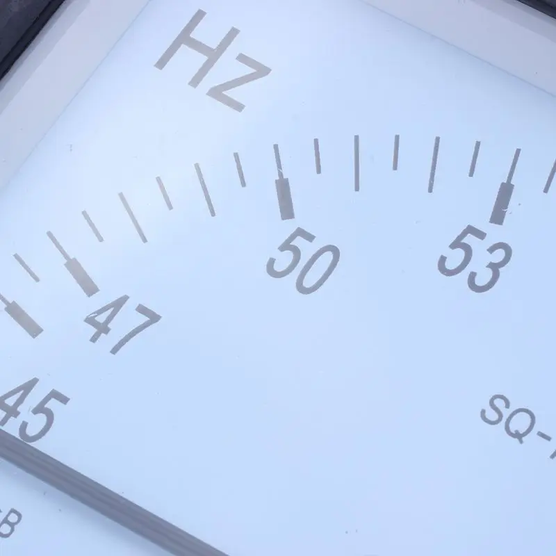 45-55 Гц 220 В Аналоговый панельный частотомер индикатор Герц для мониторинга системы