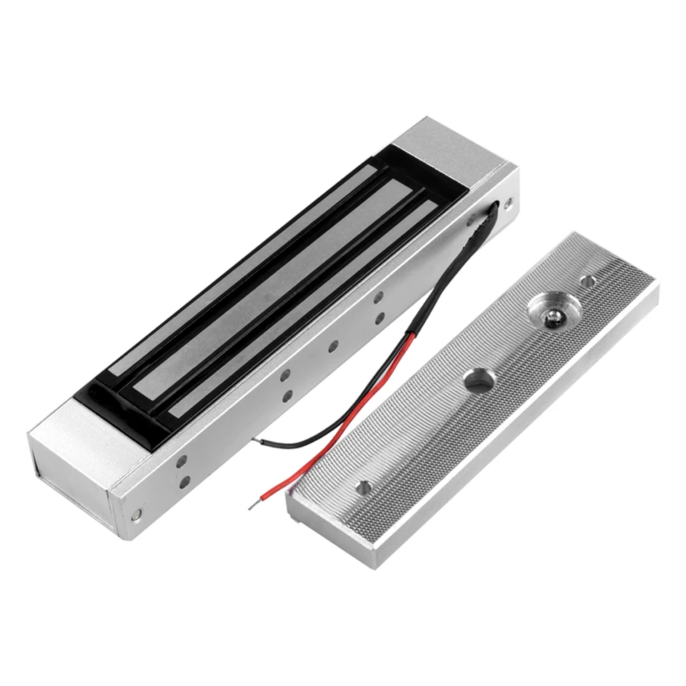 Serrure Magnétique De Porte 600Lbs - 12V/24V - Étanche Intérieur/extérieur - Aluminium - Modèle De-door-16h-360