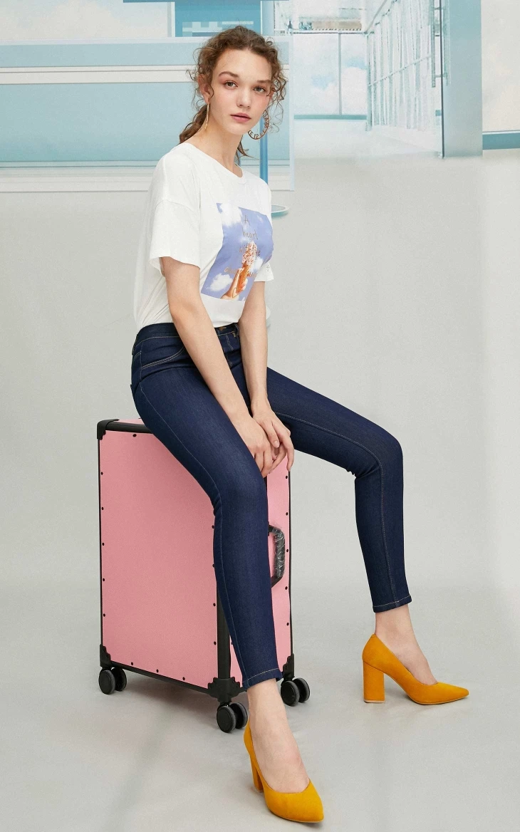 Vero Moda новые женские Стрейчевые узкие джинсы из лайкры | 319432505