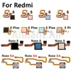 Original Back Home Button Fingerprint Sensor Flex Cable For Xiaomi Redmi Note 5 Plus Pro Fingerprint Sensor Flex ► Photo 1/5