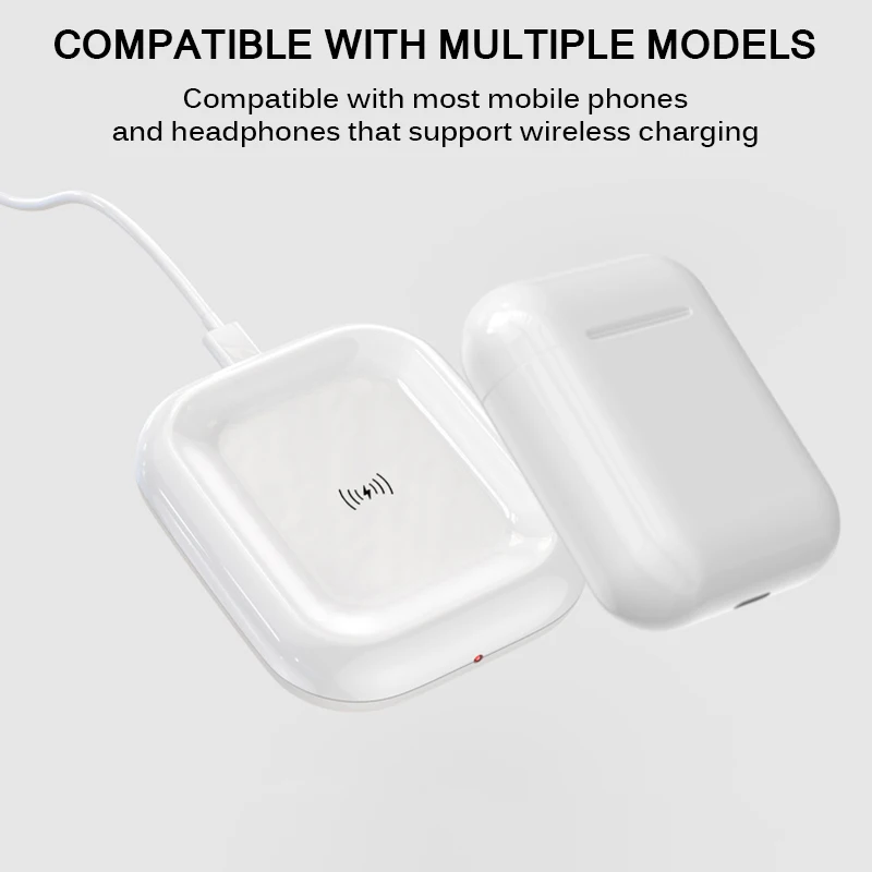 Быстрая зарядная станция для смартфонов AirPods для IPhone11/Pro Max для huawei Mate30/30Pro/30RS беспроводные наушники зарядное устройство