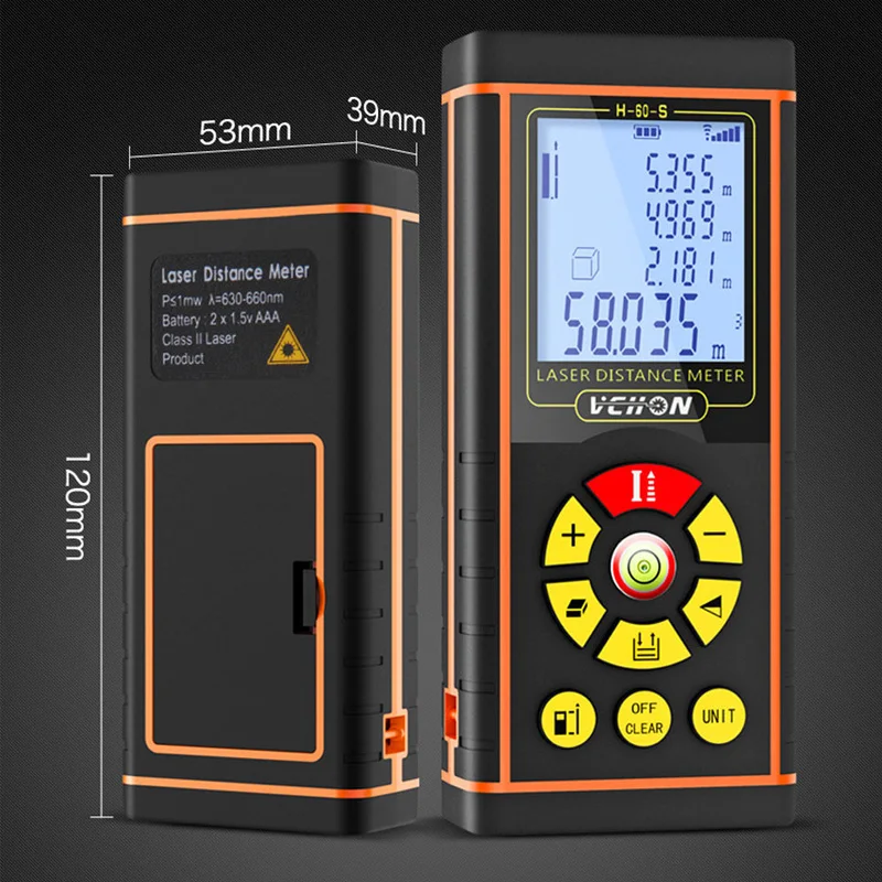 Laser Rangefinder Laser Distance Measurer High precision Digital Range Finder With backlight 40m 60m 80m 100m 120m Laser Rangefinder Laser Distance Measurer High precision Digital Range Finder With backlight 40m 60m 80m 100m 120m