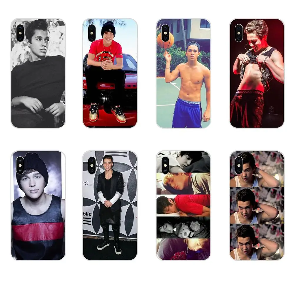 For Apple iPhone 4 4S 5 5C 5S SE 6 6S 7 8 Plus X XS Max XR Soft TPU Cover Austin Mahone | Мобильные телефоны и аксессуары