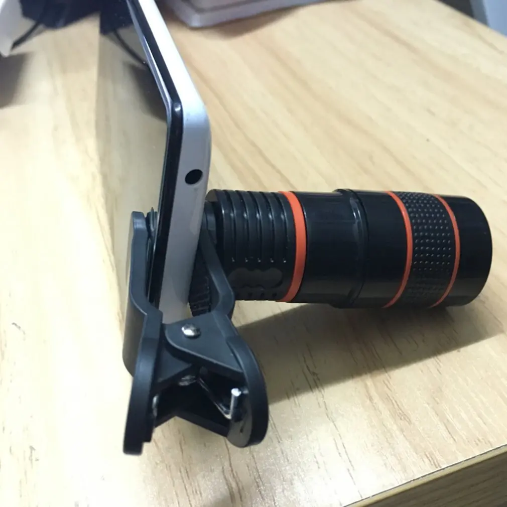 Universal Mobile Phone Lens Hd 8 Times Telescope Applicable For Apple For Small Telephoto Lens Such As Millet