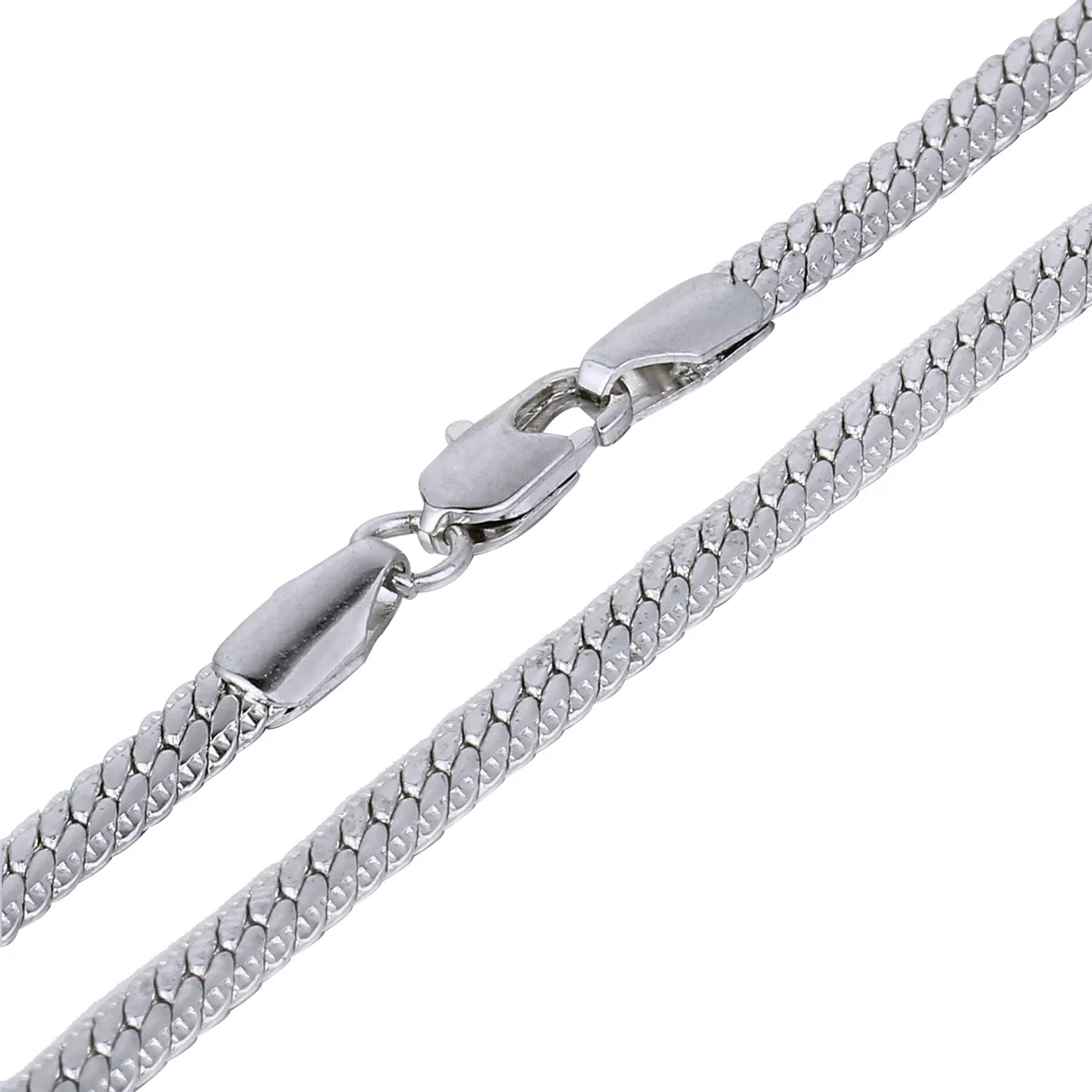 4mm Hammered Close Curb Cuban For Mens 