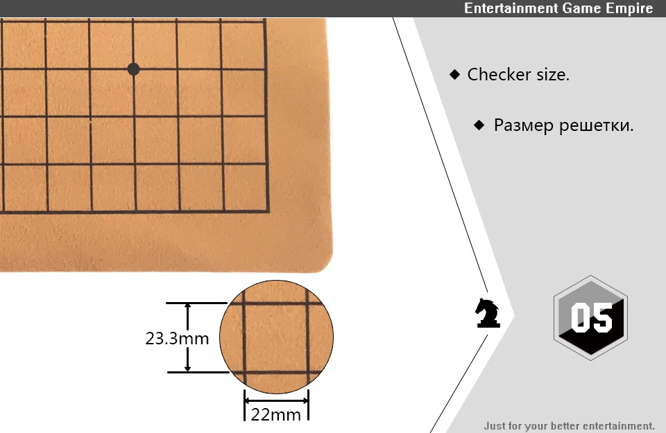 x5 Yernea New Go Game Board High-quality Leather Go Board One Side Suede Leather 19 Line International Go Chess Weiqi (6)