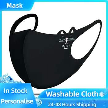 

Child Kids Unisex Face Mask Washable and Reusable Cartoon Printing Breathable Stretch Face Cover Mouth Masks Mascarillas