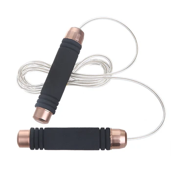 

Weighted Jump Rope Fitness Workout Jump Rope Adjustable Wire Rope Anti-Slip Memory Foam Handle Rope For Women Men Apr6