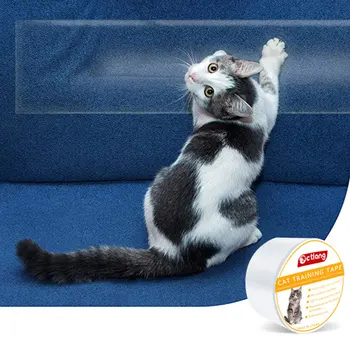 

PVC Safe Guard Tool Anti-scratch Cat Training Tape Home Adhesive Mat Door Pet Sofa Protection Furniture Surfaces