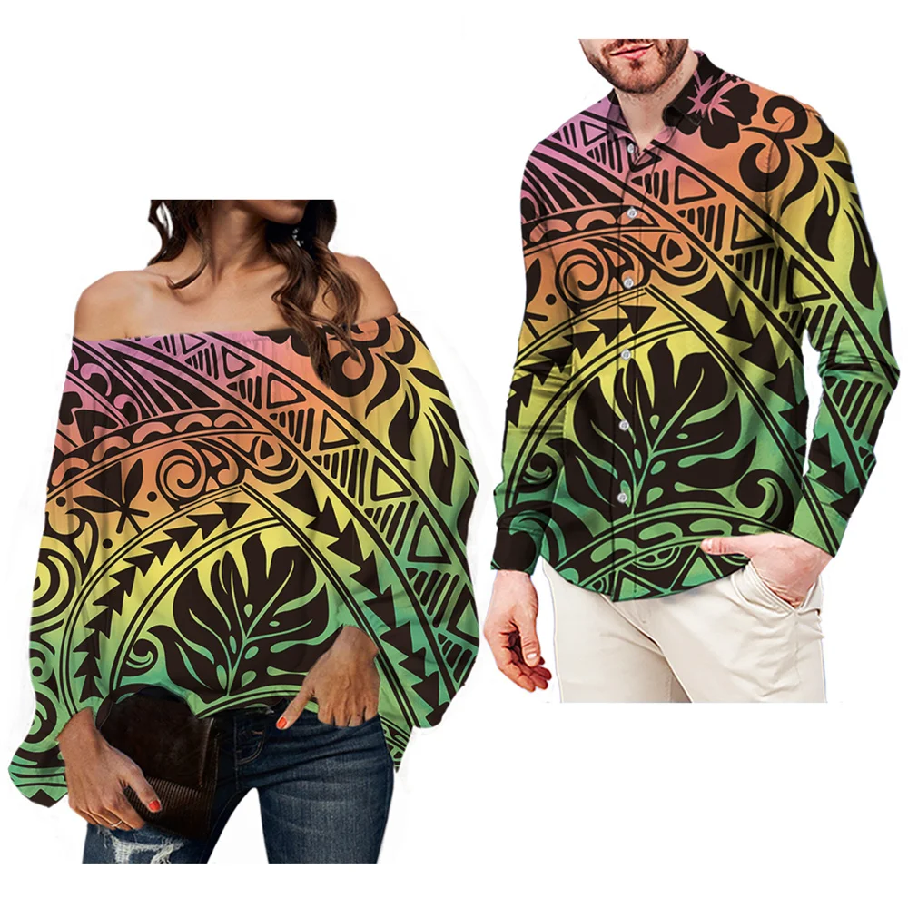 

Женская шифоновая блузка с длинным рукавом и принтом, с открытыми плечами