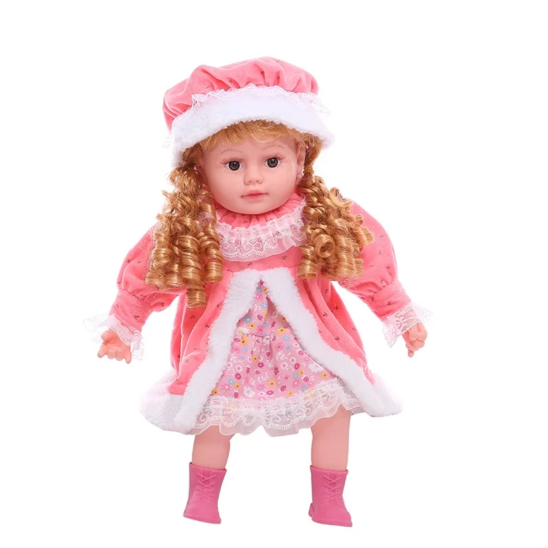 50 см Силиконовая девушка Реалистичная Детская кукла виниловая Поющая ходьба Реалистичная кукла функциональная кукла Музыкальная кукла игрушки для девочек - Цвет: A-05
