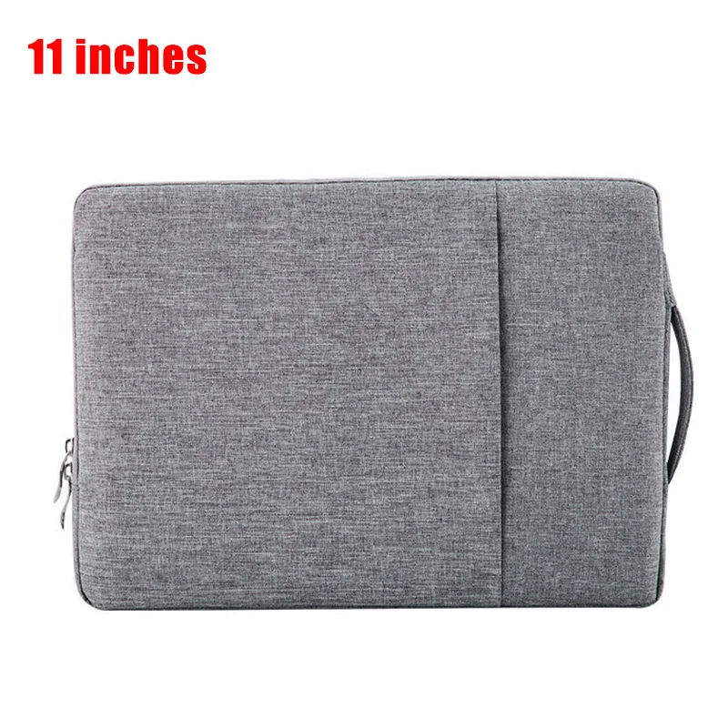 gray 11 inches Сумка для ноутбука, планшета, чехол на молнии, противоударный защитный чехол для деловых поездок FKU66 - Цвет: gray 11 inches