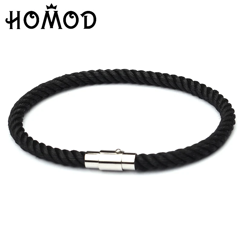 

HOMOD bracelet leather couple bracelet fashion student hand ornaments Couple hand rope male and female braided bracelet