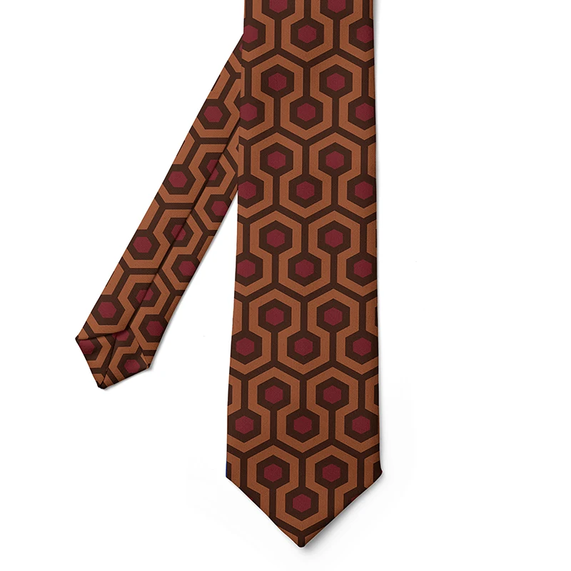 Fashion Skull Punk Men\'s Necktie Accessories High-quality 8CM Suit Wedding Party Tie Funny Happy Casual Geometry Necktie Men