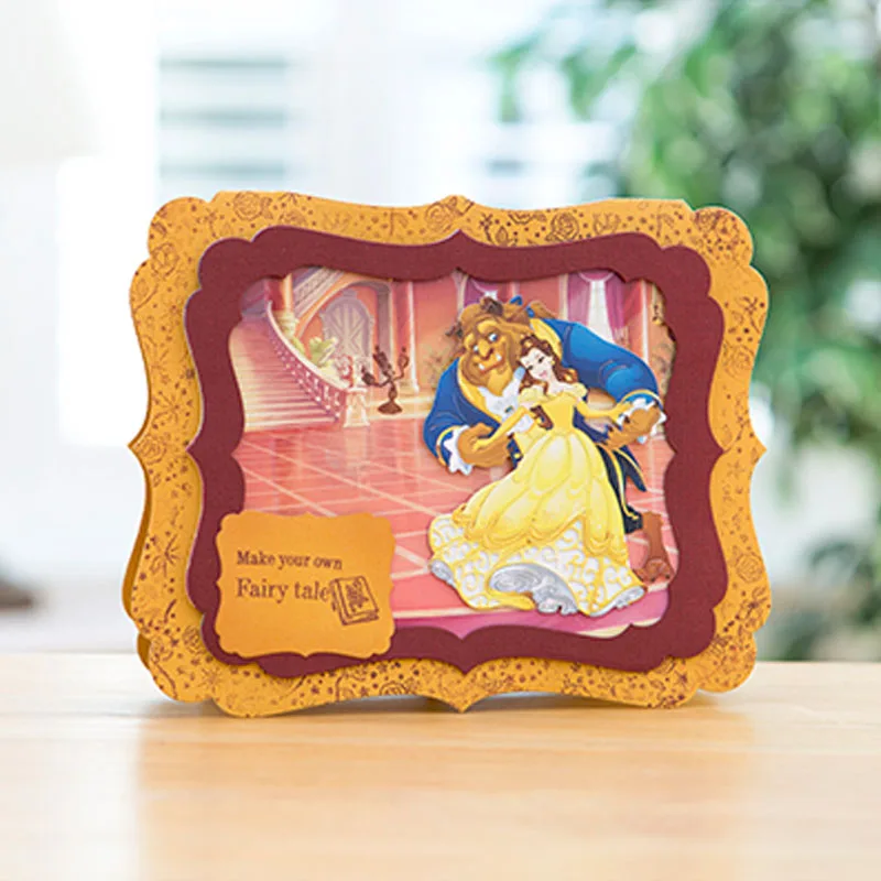 Мультфильм девушка элегантный принцесса металлические Вырубные штампы для DIY Скрапбукинг тиснение изготовление бумажных открыток ремесла