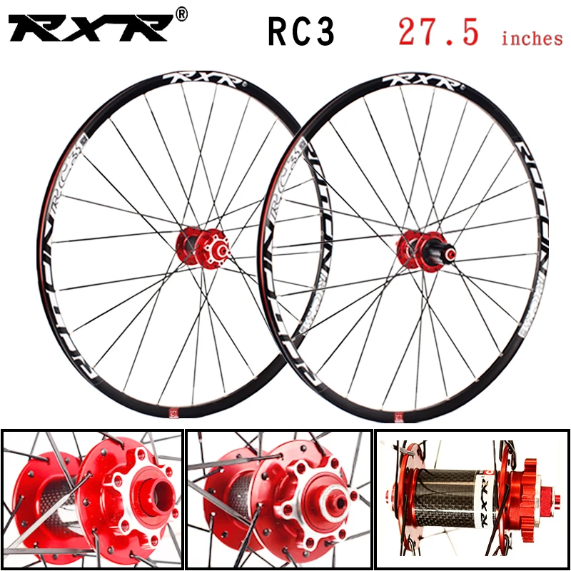 RXR горный велосипед, велосипедная ступица, Аксессуары для велосипеда 27,5 RC3, подшипник из углеродного волокна, алюминиевое Велосипедное колесо из сплава