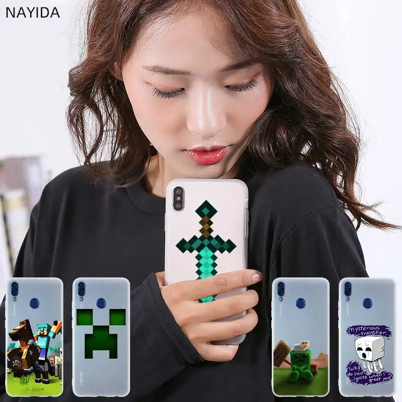 

Luxury Phone Case Cover For Huawei Honor 9 10 Lite 9X 8X Max 7a pro 8a 8C V20 PLAY 10i 20 Pro Minecraft