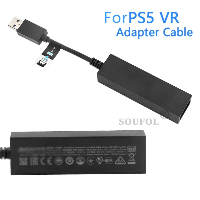 Official PSVR to PS5 Cable PS5 PS4 VR 4 PS5 VR Connector Set Mini Camera  Adapter