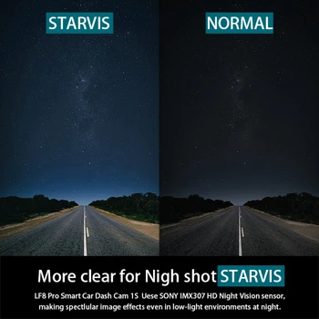 

LF9 Pro WiFi Dashboard Camera 1080P FHD Car DVR Night Vision G-sensor Dash Cam Outdoor Personal Car Parts Decoration