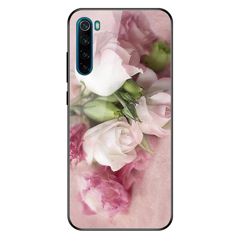 A020 Geruide для Xiaomi Redmi Note 8 чехол, закаленное стекло Note 8 Pro Чехол cubierta para Для Xiaomi Redmi Note 8 Pro Чехол - Цвет: A020