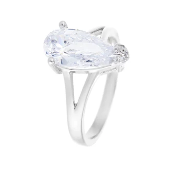 

Кольцо из серебра с фианитами R01409