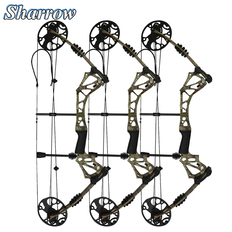 US $229.95 1570lbs Compound Bow Hunting Pulley Bow amp Arrow Sets Carbon Fiber Material Slingshot Crossbow Hunting Shooting High Quality