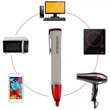 Бесконтактный чувствительный электромагнитного излучения ручка-индикатор Портативный ручка-shape форме, благодаря чему создается ощущение невесомости с мини Стиль высокое EMF Электрический тестер инструменты