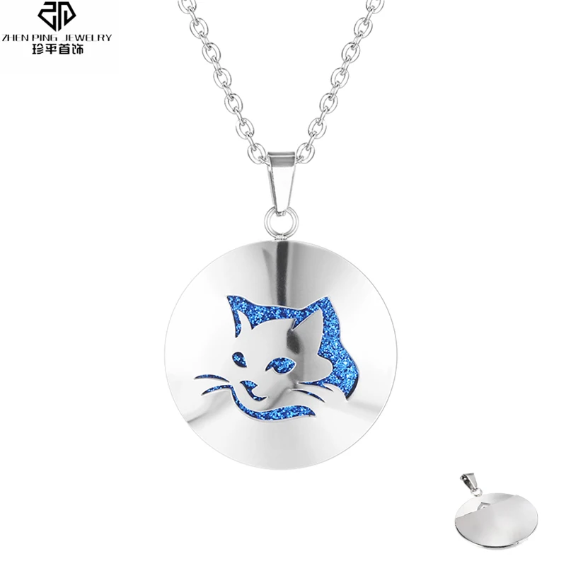 

Elegant Hollow Animal Perfume Diffuser Necklace Stainless Steel Essential Oil Diffuser Aromatherapy Pendant for Women