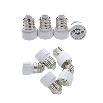 

9 Pcs E27 to GU10 Lamp Light Bulb Base Socket Converter Adaptor, 4 Pcs A & 5 Pcs B