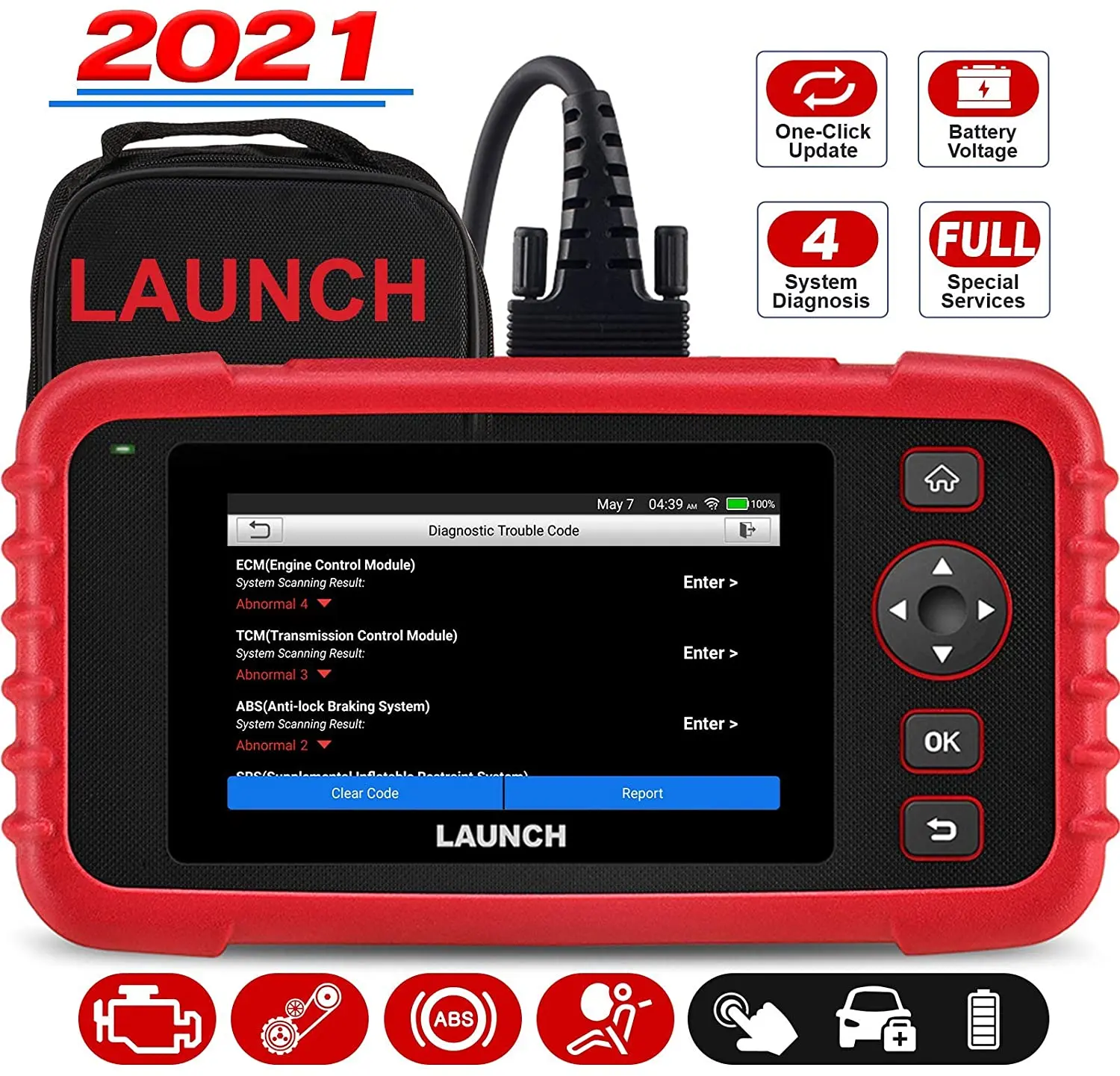 Launch X431 CRP123X OBD2 Code Reader Creader 123X Car Scanner ENG ABS SRS Transmission Diagnostic Tool Free Update | Автомобили и
