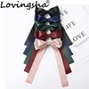 LOVINGSHA Women Hair Bow Ties Hair Clips Satin Butterfly Bow Hairpin Girl Hair Accessories for Ladies Bowknot Hairpins FC132 ► Photo 1/6