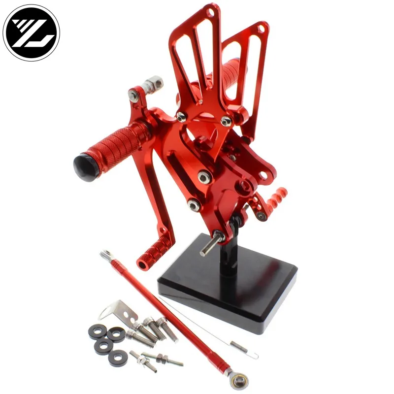 Cnc Verstelbare Rearsets Achter Set Motorfiets Footrest Moto Pedaal