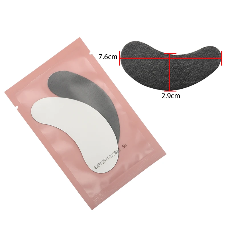 Black Film Eyes Gel Patches Eyelashes Extension Tools Pearl 50 Pairs Eye Tips Sticker Wraps Make Up Tool Under Eye Pads eyelash patch,eyelash pads,eyelash patches,eyelash accessories,eye patches,eyelash extension supplies