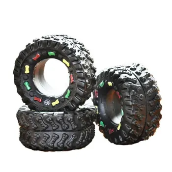 

1PC Pet Chew Squeaky Toys For Dog Puppy Rubber Dog's Toys Tyre Dog Toys Kitten Cat Playing Training Toys Pet Supplies