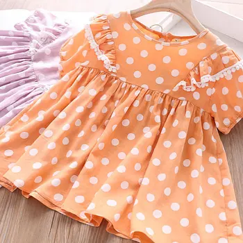 

6P269Sequins Tutu Short Sleeve Princess Baby Girl Dress 2020 New Summer Party Wedding Kid Dress For Girl Wholesale Child Clothes