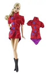 11 дюймов 30 см; меньше импортные товары Кукла одежда принцессы тряпка Одежда для малышей яркие красные ботики для костюмов vacaloid модная юбка