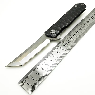 Tanto Blade BMT стальной складной нож D2/дамасское лезвие Тактический походный охотничий боевой Флиппер карманные ножи выживания EDC спасательные инструменты - Цвет: Tanto Blade