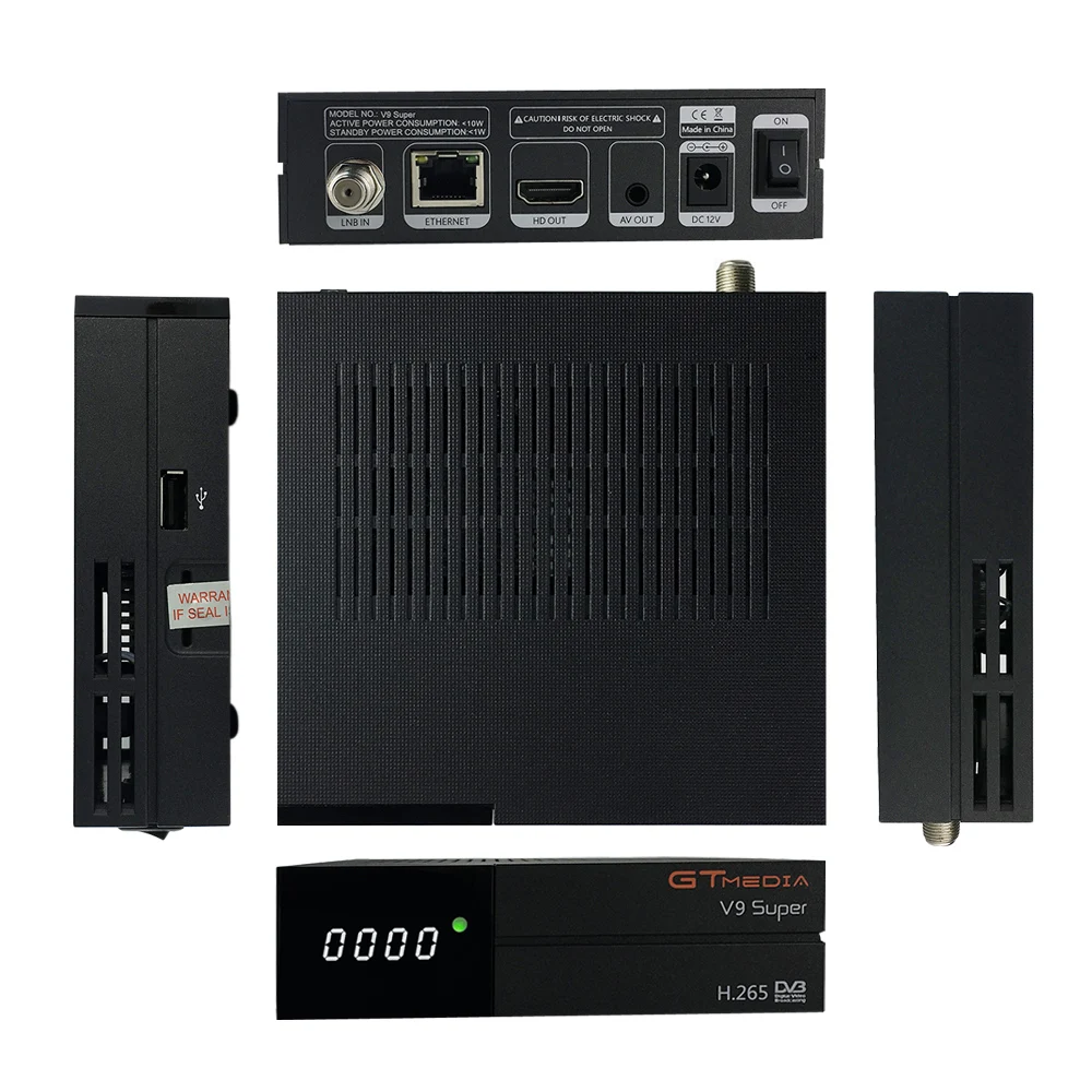 GTMEDIA V9 супер ТВ коробка DVB-S2 ТВ приемник HD 1080P телеприставка цифровой видео вещания приемник встроенный WiFi Поддержка H.265