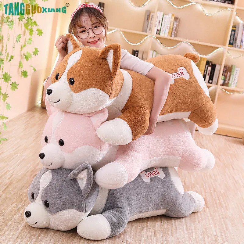 60/80/100 см прекрасный косплей Shiba «Лисья Секретная служба»(Inu мягкие игрушки и плюшевые игрушки Собака Мягкие плюшевые игрушки животных корги подушка, домашний декор для малышей и детей постарше; подарки на день рождения и Рождество