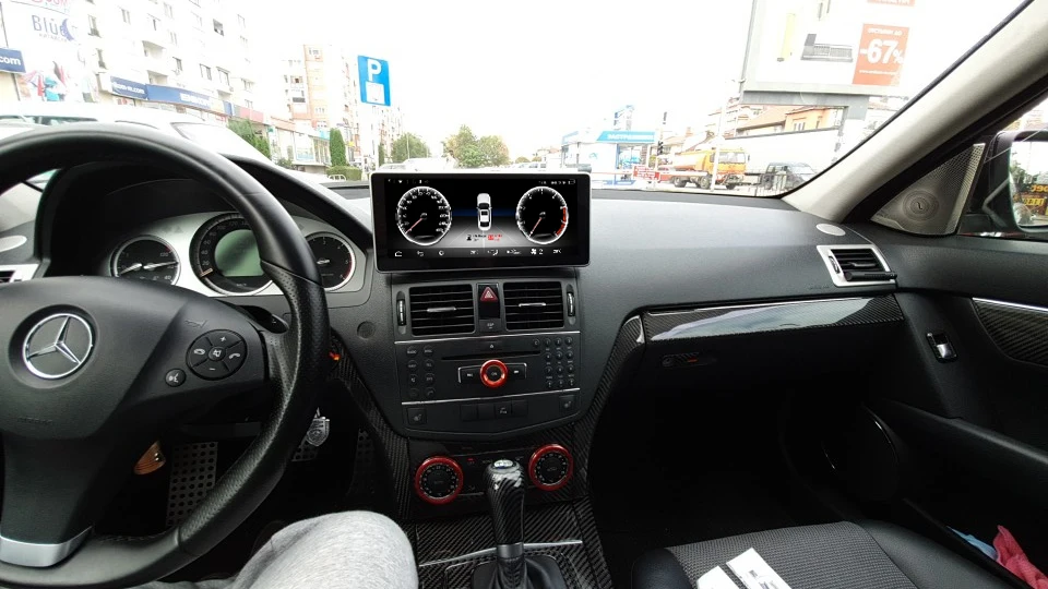 NaviFly 10,2" Android автомобильный мультимедийный плеер для Mercedes Benz C Class W204 2008 2009 2010 автомобильный Радио экран gps навигация