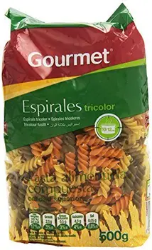 

Gourmet - Espirales tricolor - Pasta alimenticia compuesta - 500 g