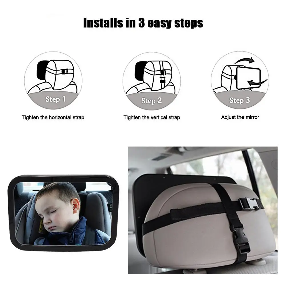 Детское автомобильное зеркало заднего вида для заднего сиденья, заднего сиденья, автокресла, зеркала для салона автомобиля, детский монитор, зеркало заднего сиденья