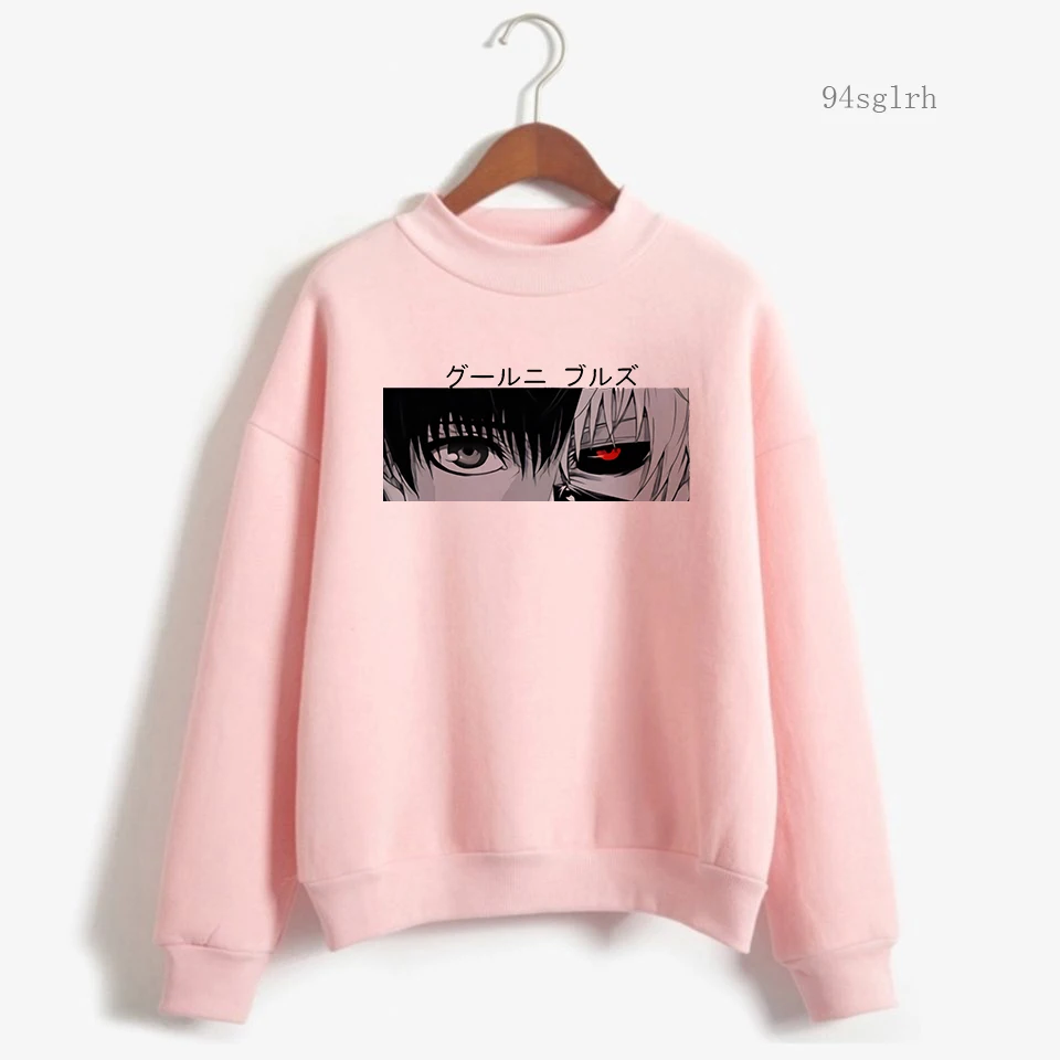 

Japanese Anime Tokyo Ghoul Kaneki Ken Eyes Printed Hoodies Men Harajuku Hip Hop Loose Casual Streetwear Unisex Sweatshirt Male