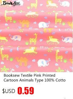 Booksew Tissu Tecido с цветочным принтом DIY хлопок розовый саржа швейный тканевый измеритель ткани DIY платье Материал Telas Por Metro