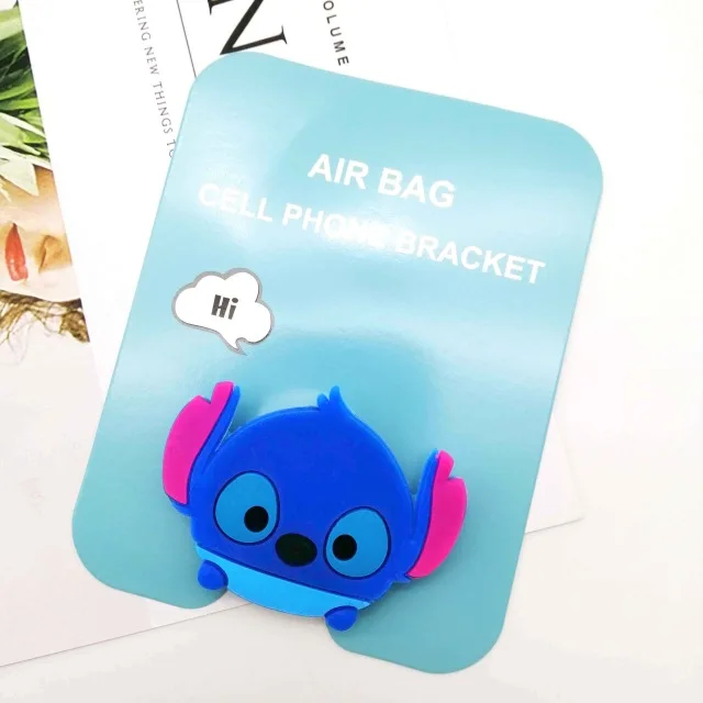 stitch Универсальный растягивающий Кронштейн для мобильного телефона с мультяшным рисунком, держатель для мобильного телефона - Цвет: stitch