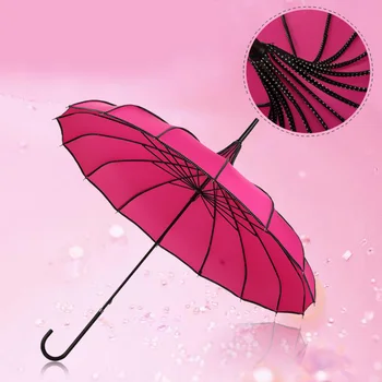 

Vintage Pagoda Umbrella Bridal Wedding Party Sun Rain UV Protective Umbrella can CSV